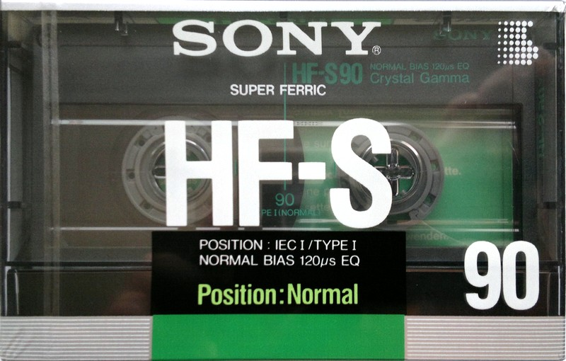Compact Cassette Sony HF-S 90 Type I Normal 1988 Europe