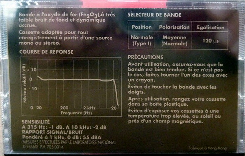 Compact Cassette:  Carrefour - XL I 90