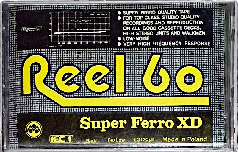 Compact Cassette Reel 60 "Super Ferro XD" Type I Normal Poland