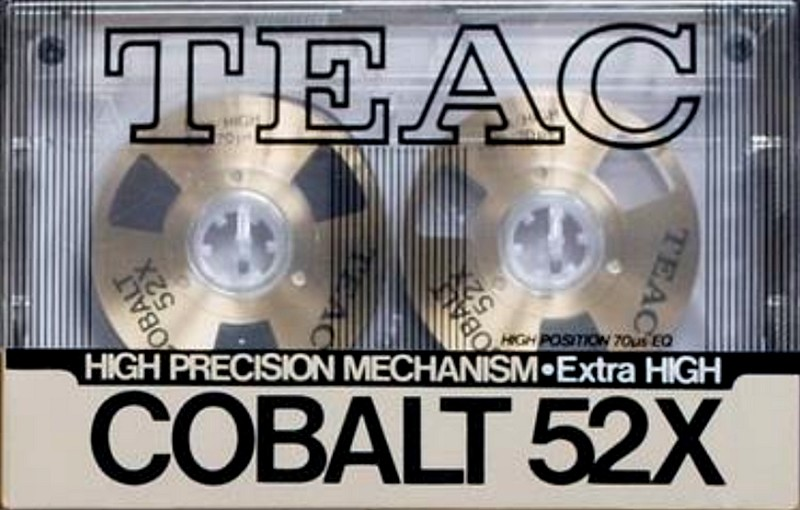 Compact Cassette Teac COBALT X 52 Type II Chrome 1984 Japan