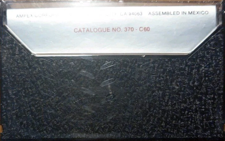 Compact Cassette Ampex 370 60 Type I Normal 1974 USA