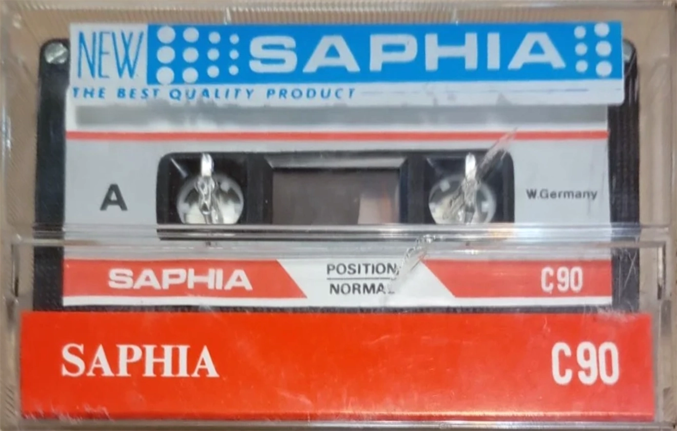 Compact Cassette Saphia 90 Type I Normal USA