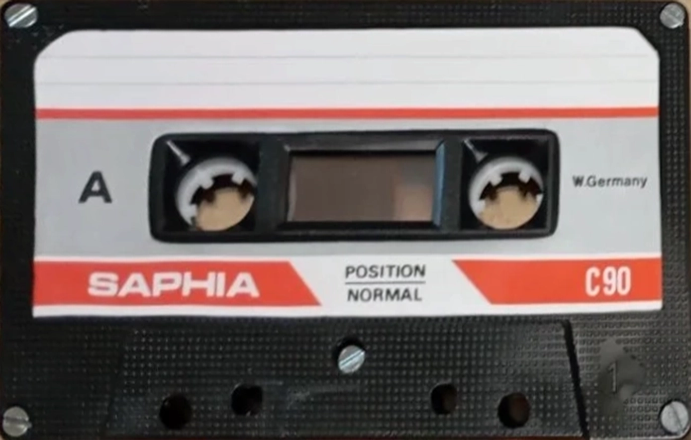 Compact Cassette Saphia 90 Type I Normal USA