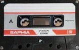 Compact Cassette Saphia 90 Type I Normal USA