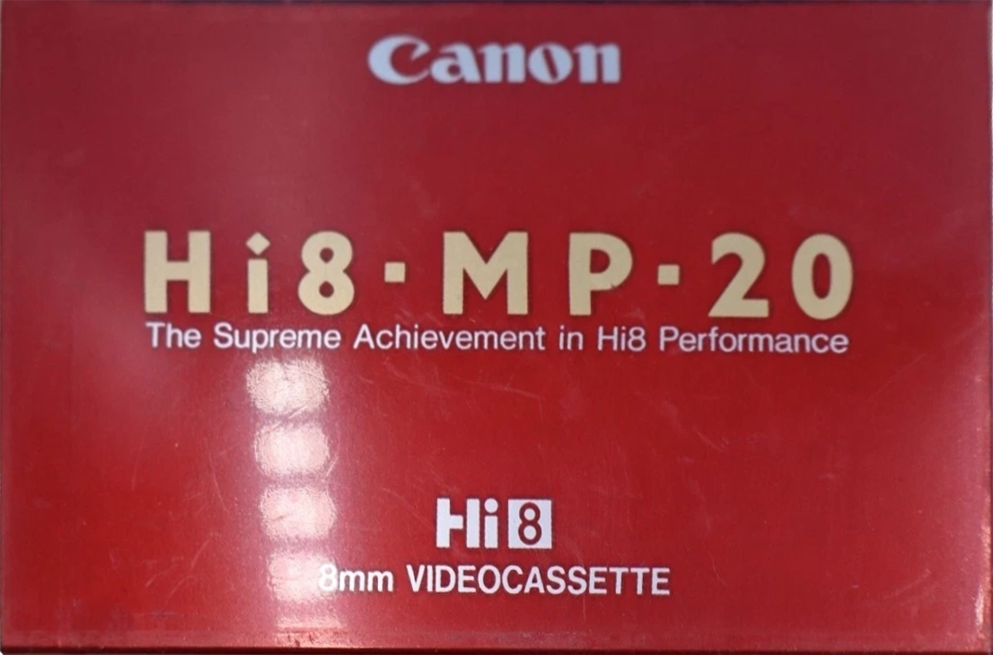 Video8, Hi8, Digital8 Canon Metal MP 20 "Hi8 P6-20HMP" Type IV Metal 1989 North America
