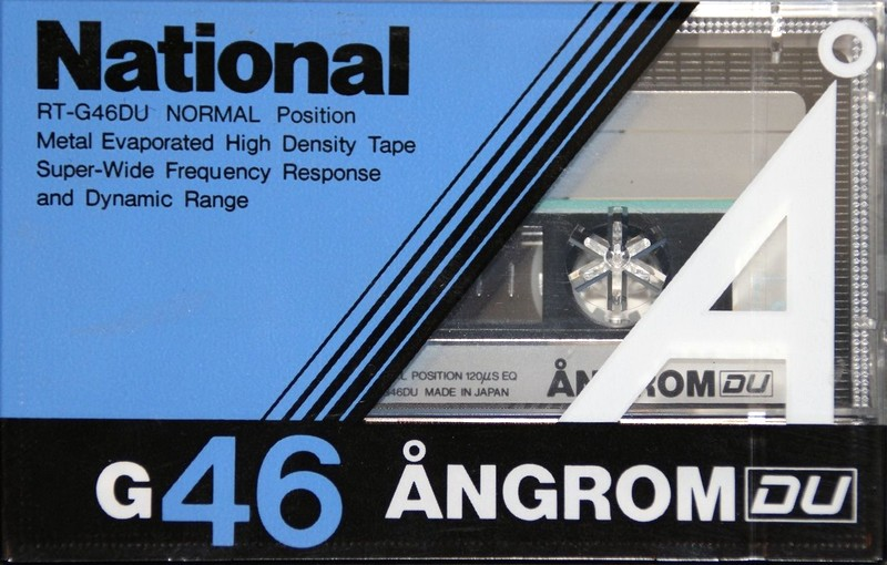 Compact Cassette National Angrom G-DU 46 "RT-G46DU" Type I Normal 1985 Japan