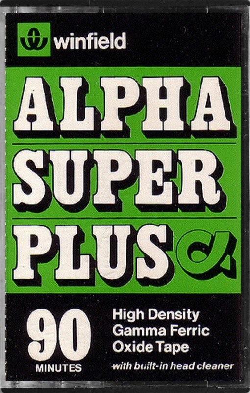 Compact Cassette: Unknown Winfield - Alpha Super Plus 90