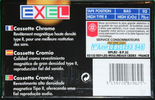 Compact Cassette Exel 90 Type II Chrome Europe