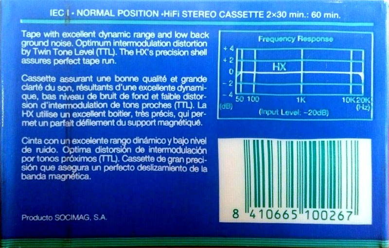 Compact Cassette:  MIG - HX 60