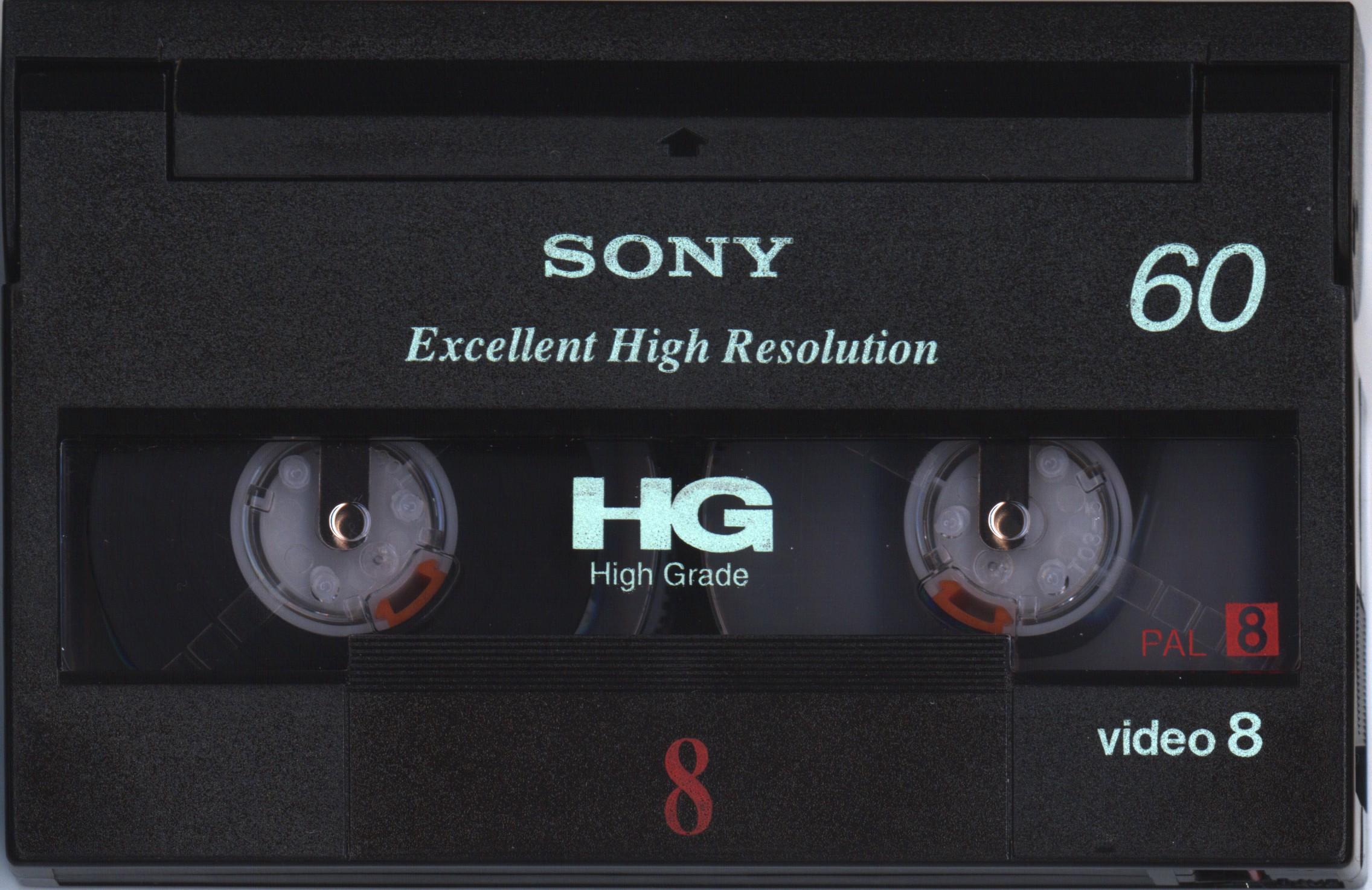 Video8, Hi8, Digital8 Sony HG 30 "Video8 P6-30HG" Type I Normal 1999 Worldwide