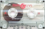 Compact Cassette TDK B 60 Type I Normal 1992 Thailand