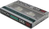 Compact Cassette Denon DX8 50 Type II Chrome 1982 Japan