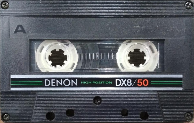 Compact Cassette Denon DX8 50 Type II Chrome 1982 Japan