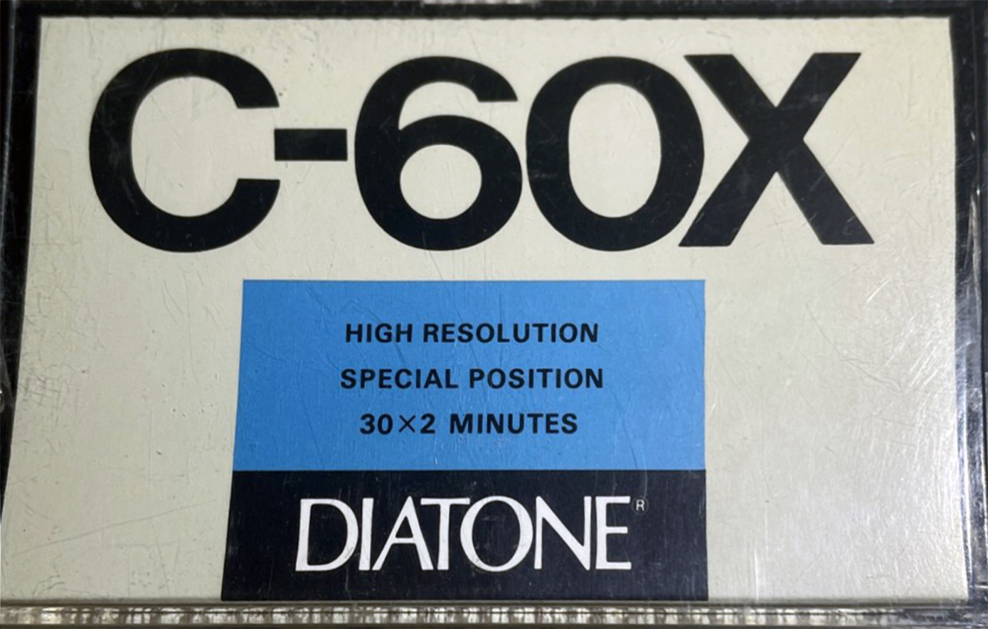 Compact Cassette Diatone X 60 Type I Normal 1979 Japan