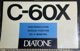 Compact Cassette Diatone X 60 Type I Normal 1979 Japan