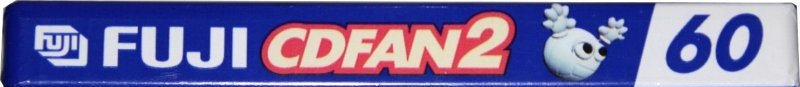 Compact Cassette Fuji CDFAN 60 "CDFAN2 60 A" Type II Chrome 1998 Europe