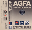 Compact Cassette AGFA Stereochrom 60+6 Type II Chrome 1980 Europe