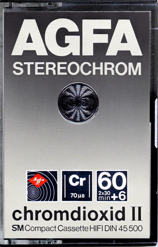 Compact Cassette: AGFA  - Stereochrom 60+6