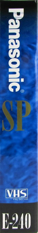 VHS, Video Home System Panasonic SP 240 "NV-E240XPA" Type I Normal Europe