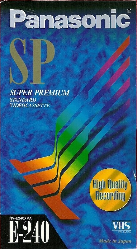 VHS, Video Home System: Matsushita Panasonic - SP 240