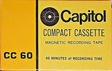Compact Cassette Capitol 60 Type I Normal 1968 USA