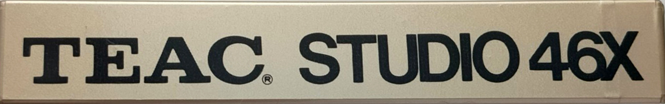 Compact Cassette Teac STUDIO 52 "52X" Type IV Metal 1986 Japan