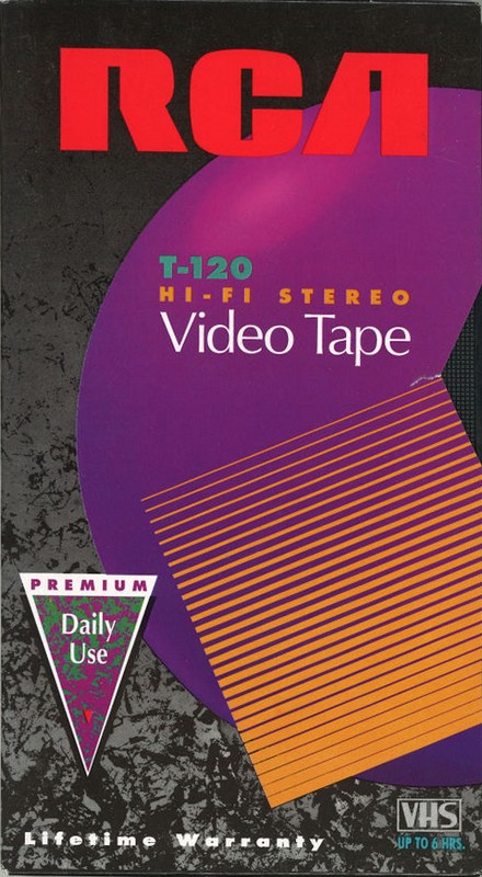 VHS, Video Home System:  RCA -  120