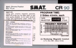 Compact Cassette Smat CR 90 Type II Chrome 1984 Europe