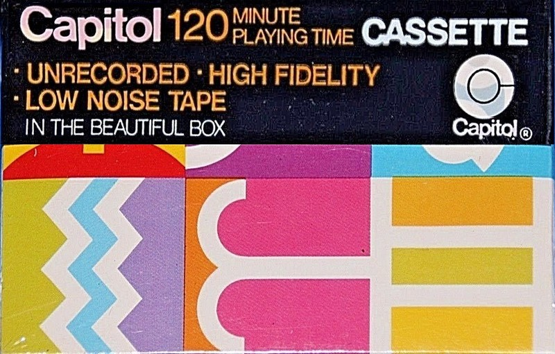 Compact Cassette Capitol Psychedelic Heiroglyphics 120 Type I Normal 1970 USA