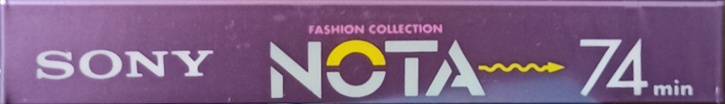 Compact Cassette Sony 74 "NOTA" Type I Normal 1988 Europe