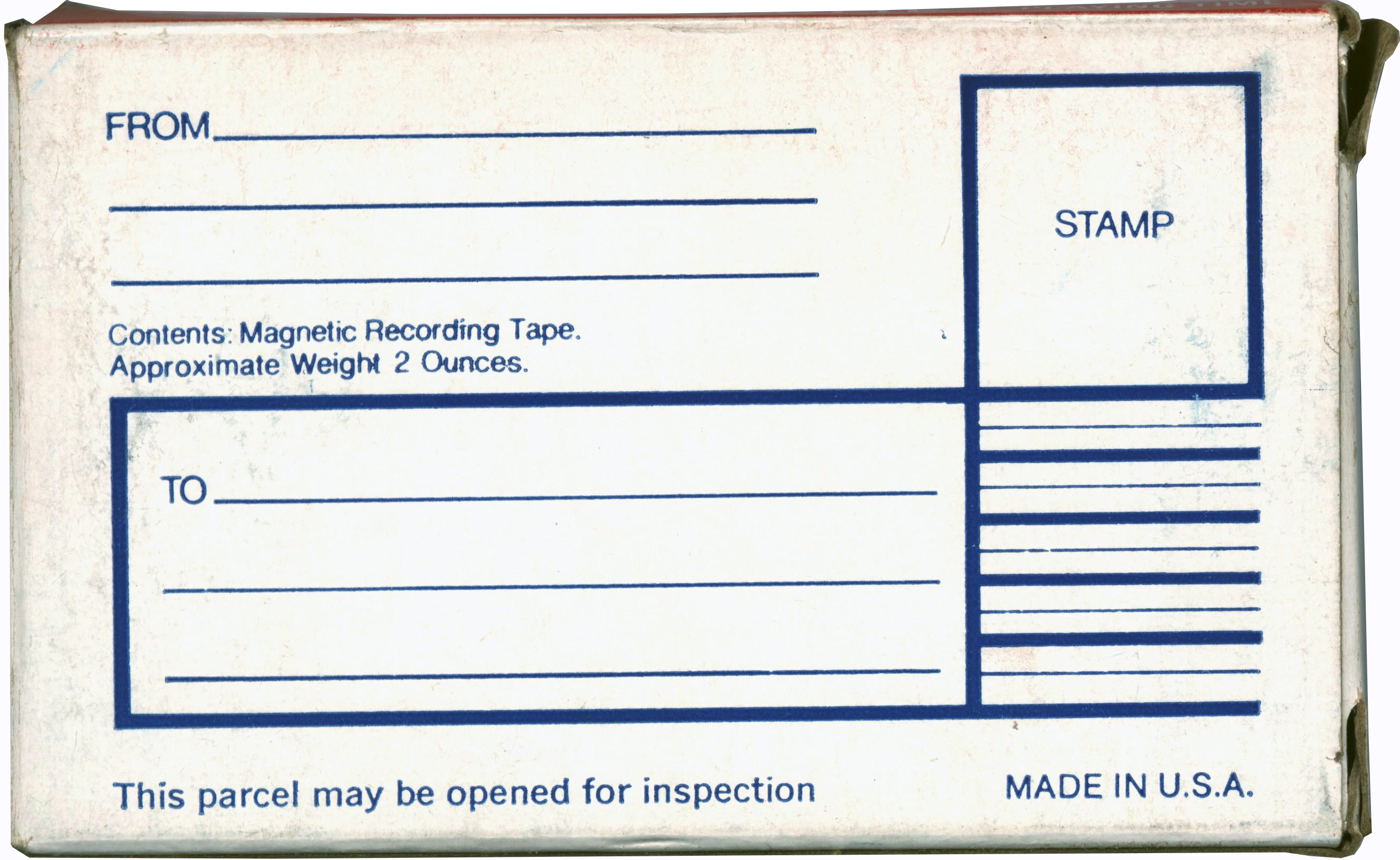 Compact Cassette Drug Fair 60 Type I Normal 1972 USA