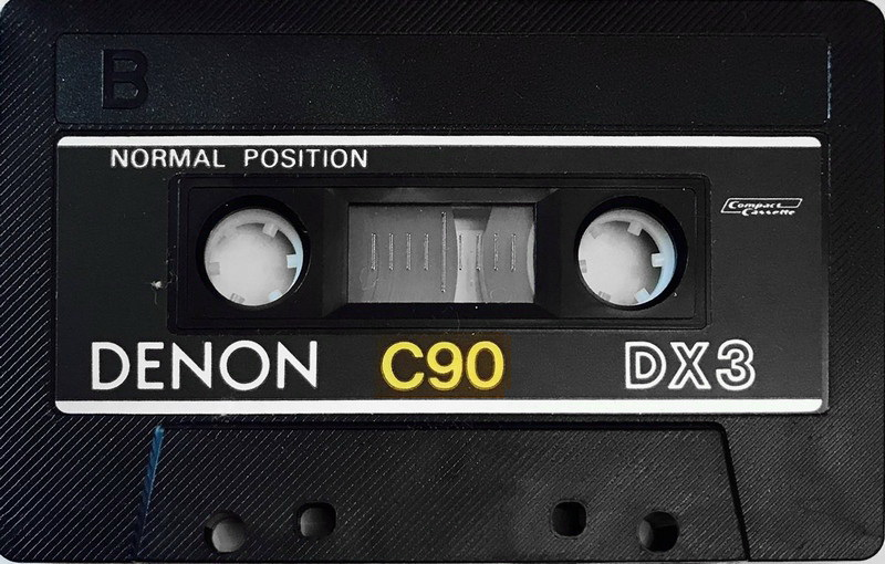 Compact Cassette Denon DX3 90 Type I Normal 1978 Japan