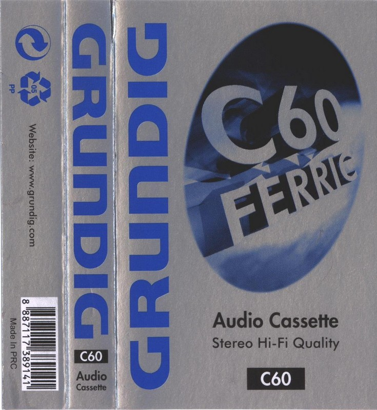 Compact Cassette Grundig 60 Type I Normal 1998 Europe