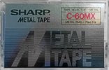 Compact Cassette Sharp MX 60 Type IV Metal 1979 Worldwide
