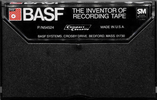 Compact Cassette BASF Studio I 60 Type I Normal 1979 USA