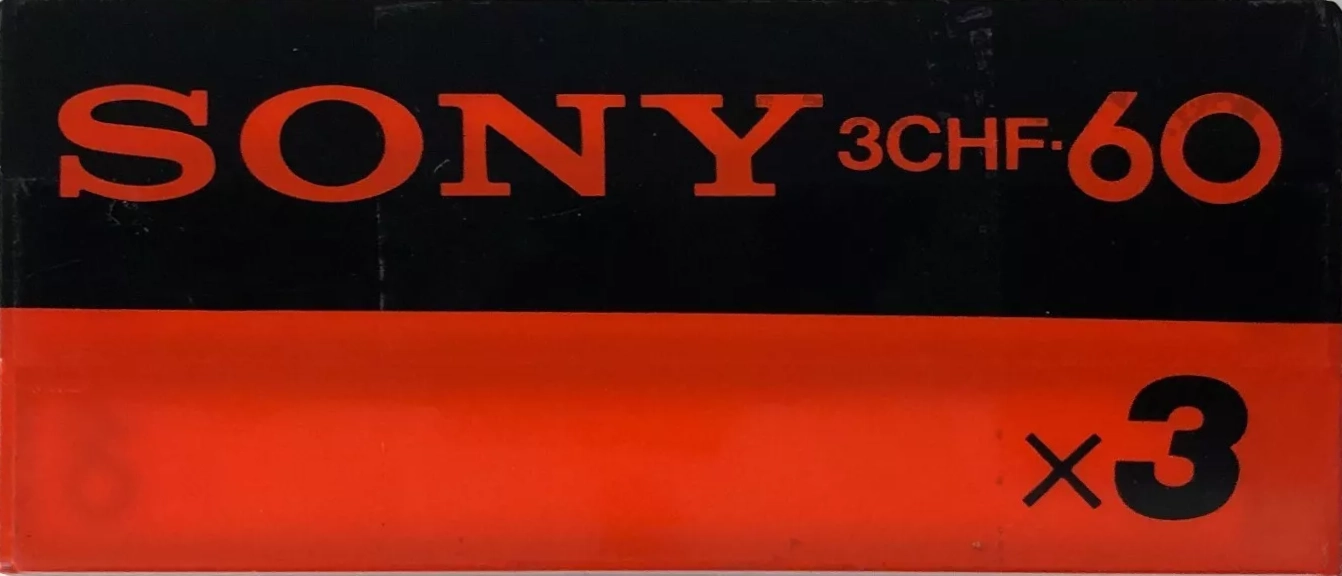 3 pack Sony CHF 60 Type I Normal 1983 Germany