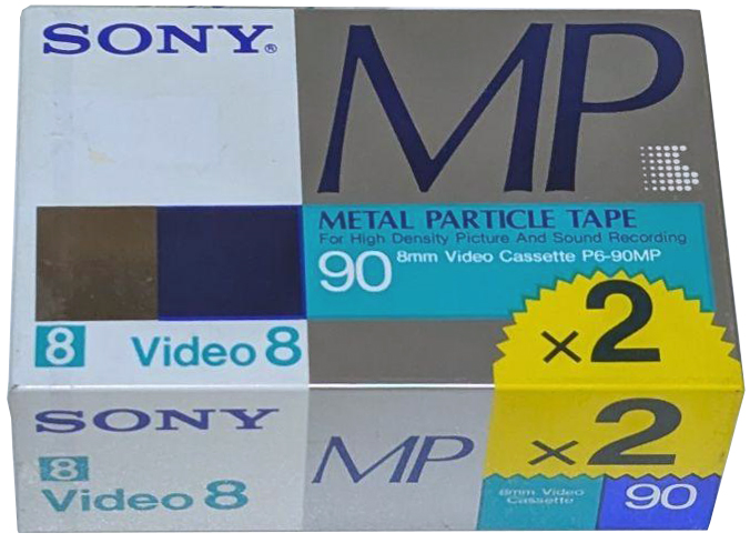 2 pack Sony MP 90 "P6-90MPN" Type IV Metal 1988 Japan