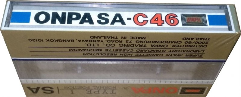 Compact Cassette ONPA SA 46 Type I Normal 1988 Thailand