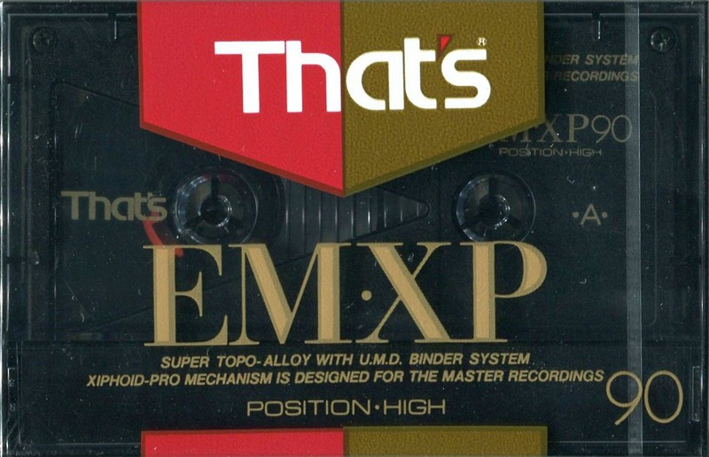 Compact Cassette Thats EM-XP 90 Type II Chrome 1990 Japan