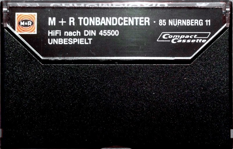 Compact Cassette M&R Chrom I 60 Type II Chrome 1980 Germany