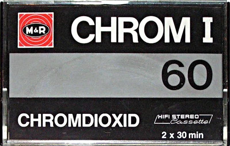Compact Cassette M&R Chrom I 60 Type II Chrome 1980 Germany
