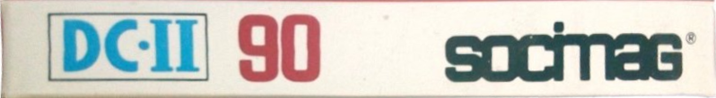 Compact Cassette Socimag DC-II 90 Type II Chrome 1984 Europe