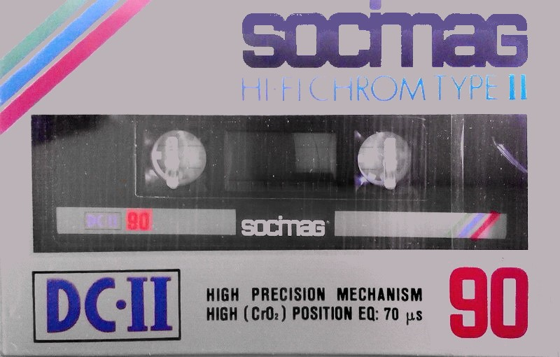 Compact Cassette Socimag DC-II 90 Type II Chrome 1984 Europe