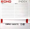 Compact Cassette Echo 60 "Tokio Music Industry Co" Type I Normal 1977 Unknown Country
