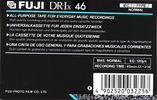 Compact Cassette Fuji DR-Ix 46 Type I Normal 1990 Europe