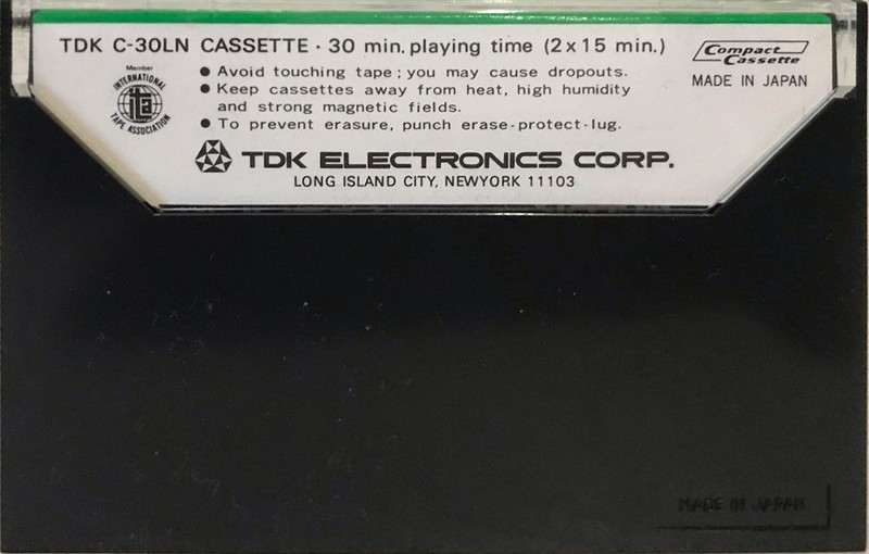 Compact Cassette: TDK  -  30