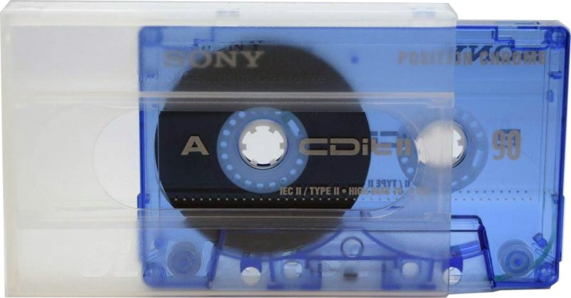 Compact Cassette Sony CDit II 90 "C-90CDIT2C" Type II Chrome 1998 Europe