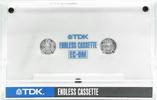Compact Cassette TDK EC Endless 6 "EC-6M" Endless Cassette 1987 North America