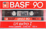 Compact Cassette BASF LH Extra I 90 "LH-E I" Type I Normal 1985 North America