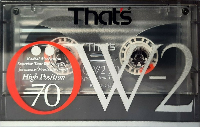 Compact Cassette Thats OW-2 70 Type II Chrome 1990 Japan